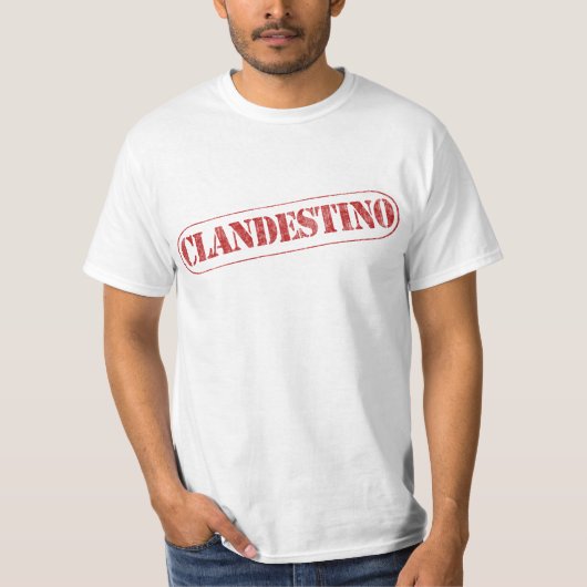 CLANDESTINO T-SHIRT (Voorkant)
