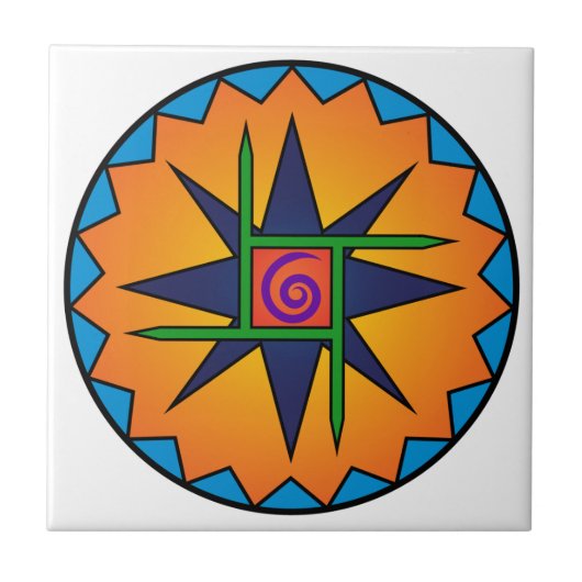 Clann Bhride Emblem Ceramic Tile Tegeltje (Voorkant)