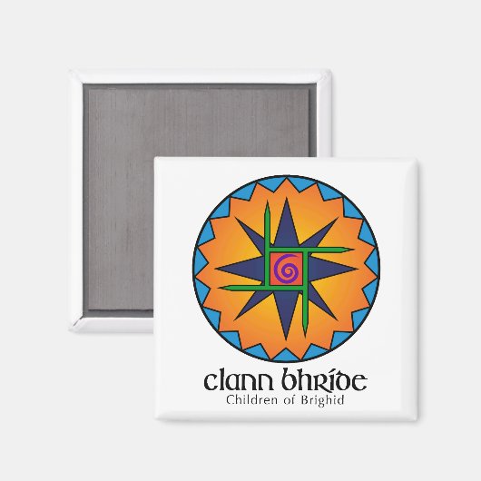 Clann Bhride Square Magnet (Recto/Verso)