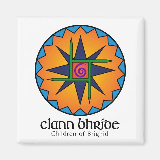 Clann Bhride Square Magnet (Devant)