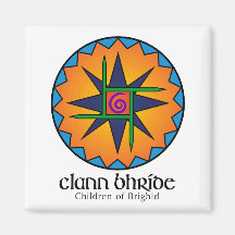 Clann Bhride Square Magnet