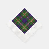 Clanranald tartan blauw groen servetten (Hoek)