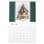 Clans of Scottish Highlands  portretten 2026 Kalender (Mar 2026)
