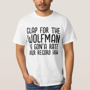 CLAP FOR THE WOLFMAN VINTAGE T-SHIRTS des années 1
