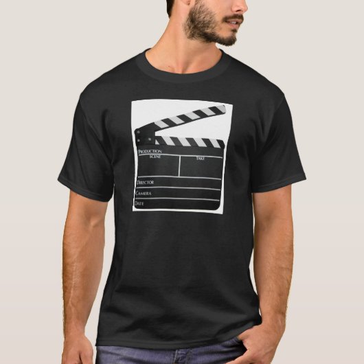 Clapboard film "slate clapper" t-shirt (Voorkant)