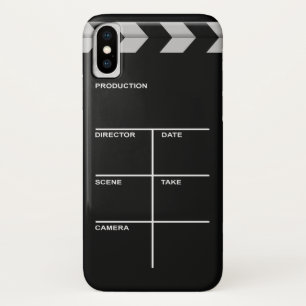 Clapbordcinema voor actie iPhone x hoesje