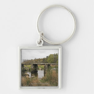 Clapper Bridge in het Nationaal Park Dartmoor Sleutelhanger