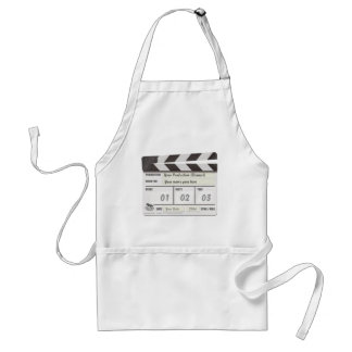  Clapperboard Chef's Apron. Standaard Schort