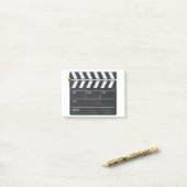 Clapperboard met exemplaarruimte voor verpersoonli post-it® notes (Op bureau)
