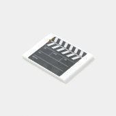 Clapperboard met exemplaarruimte voor verpersoonli post-it® notes (Schuin)