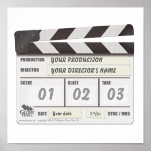  Clapperboard Print