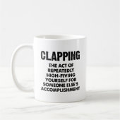 Clapping Funny Mug Koffiemok (Links)