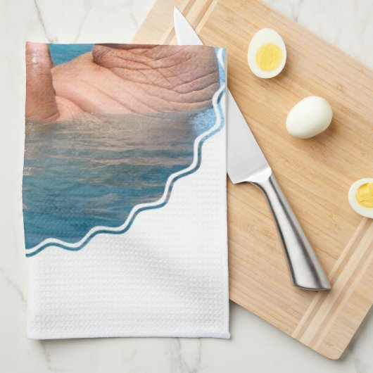 Clapping Walrus Kitchen Towel Theedoek (Quarter Fold)