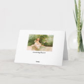 Clapsaddle: Angel die Harp speelt Kaart (Achterkant)