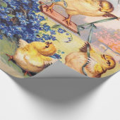 Clapsaddle: Biddy slikken Cadeaupapier (Hoek)