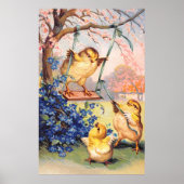 Clapsaddle: Biddy slikken Poster (Voorkant)