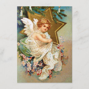 Clapsaddle: kerstengel kaart