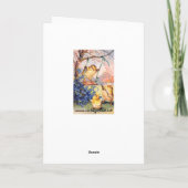 Clapsaddle: Swinging Biddy Feestdagen Kaart (Achterkant)