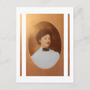 Clara "Claire" Sage Talla Johnson 1909 Briefkaart