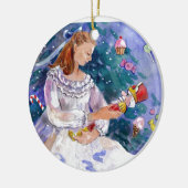 Clara en de Nutkraker Keramisch Ornament (Links)