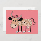 Clara la carte postale de la vache (Devant / Derrière)