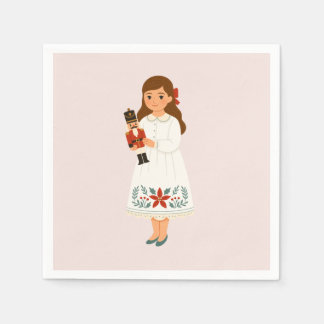 Clara Notenkraker Ballet Blush Roze Feest Servet