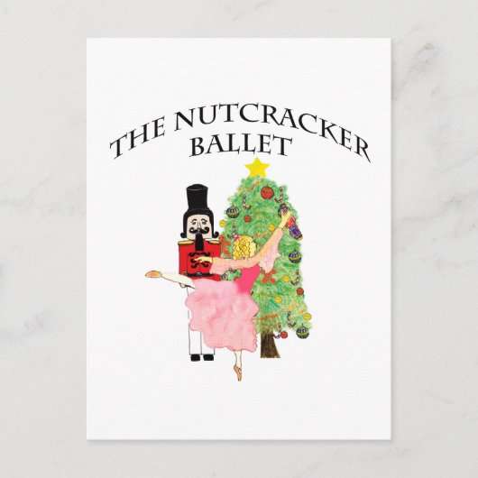 clara_nutcracker Kerstmis Feestdagenkaart (Voorkant)