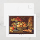 Clara Peeters #11 - Carte postale d'art fin (Devant / Derrière)