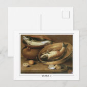 Clara Peeters #12 - Carte postale d'art fin (Devant / Derrière)