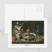 Clara Peeters #2 - Carte postale d'art (Devant / Derrière)