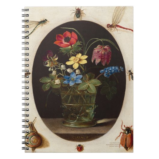 Clara Peeters Nature morte avec fleurs Cahier (Devant)