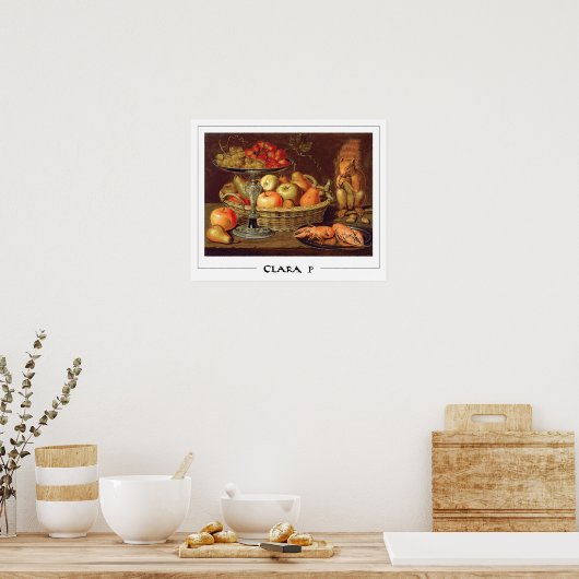 Clara Peeters Zedign Poster d'art #11 (Cuisine)