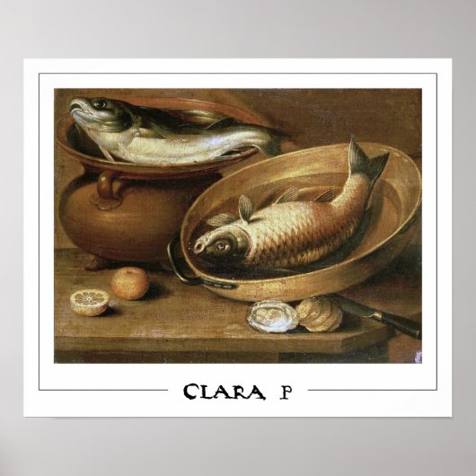 Clara Peeters Zedign Poster d'art #12 (Devant)