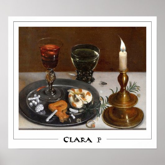 Clara Peeters Zedign Poster d'art #9 (Devant)