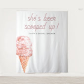 CLARA Retro Ze is opgeslokt Vrijgezellenfeest T Wandkleed (Voorkant)