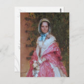 Clara Schmidt klaar om een datum in detail uit te  Briefkaart (Voorkant / Achterkant)