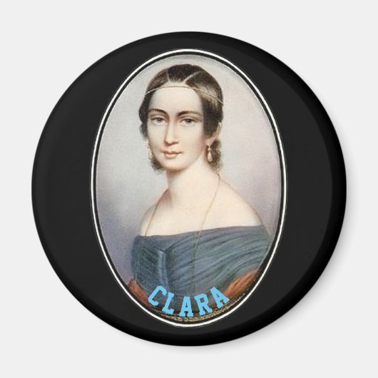 Clara Schumann (1838) Magnet Magneet (Voorkant)