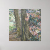 Clara Voortman Rhododendron Struik in een tuin Canvas Afdruk (Voorkant)