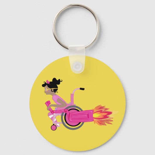 ClaraBelle's Rocketstoel sleutelhanger (Voorkant)
