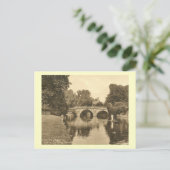 Clare College Bridge, Cambridge England Briefkaart (Staand voorkant)