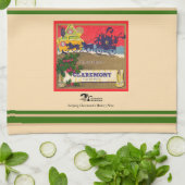 Claremont Good Cheer Tea Serviette de cuisine (Plié)