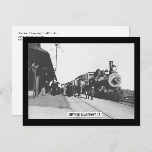 Claremont historique - Carte postale (Devant / Derrière)