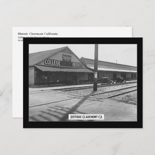 Claremont historique - Carte postale (Devant / Derrière)