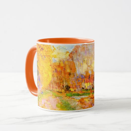 Clarence Gagnon art, Canal du Loing, Moret Mok (Voorkant links)