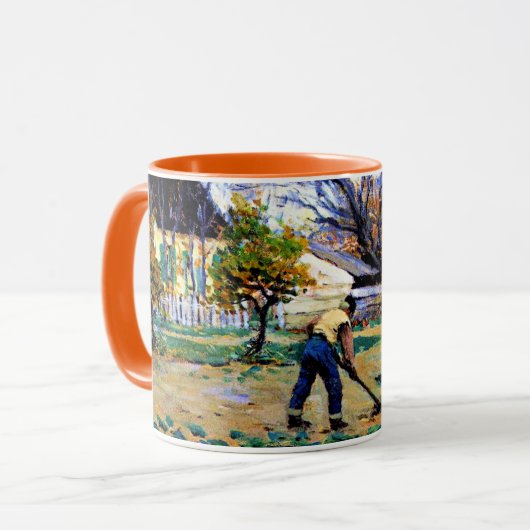 Clarence Gagnon art, Herfst Scene, Baie-Saint-Paul Mok (Voorkant links)