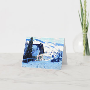 Clarence Gagnon - Boerderij Wenskaart Bedankkaart