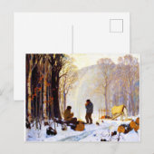 Clarence Gagnon - Carte postale Lonely Village (Devant / Derrière)