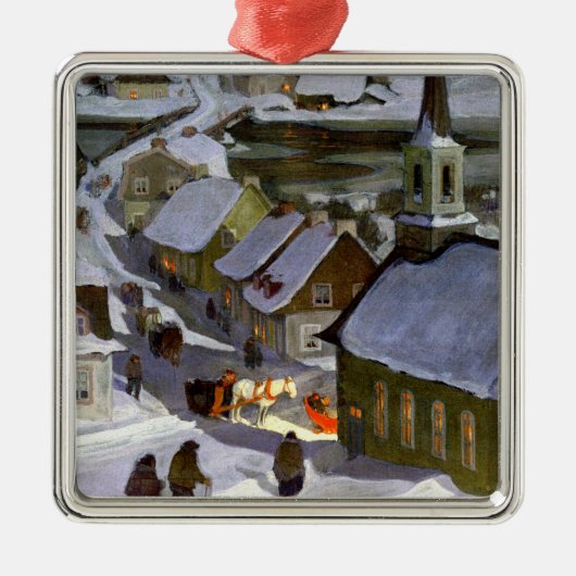 Clarence Gagnon - Midnight Mass Metalen Ornament (Voorkant)