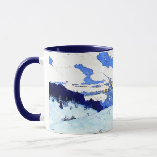 Clarence Gagnon - Schemering, Baie Saint Paul, Mok (Links)