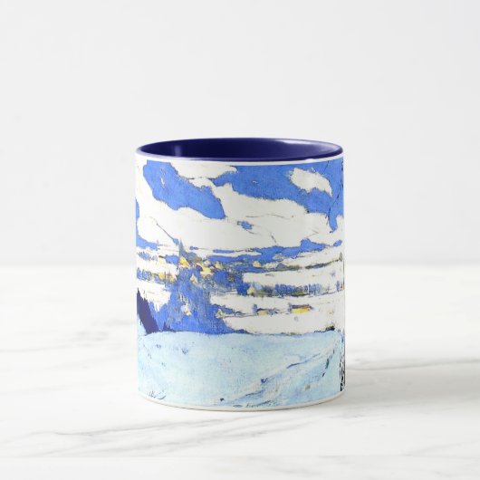 Clarence Gagnon - Schemering, Baie Saint Paul, Mok (Midden)